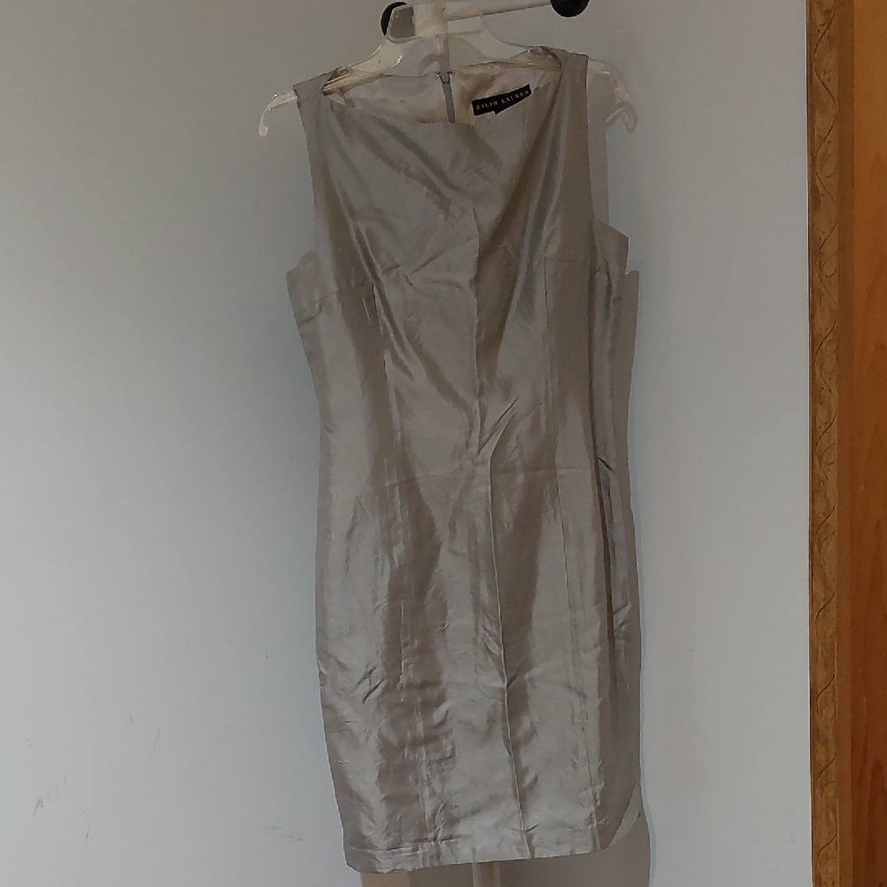 Ralph Lauren Silver Dress Size 6